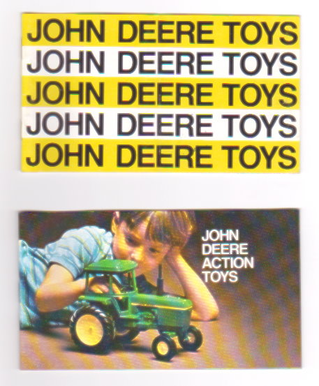 Image for John Deere Toys ; Lot of 2 Catalogs, 1970, 1972