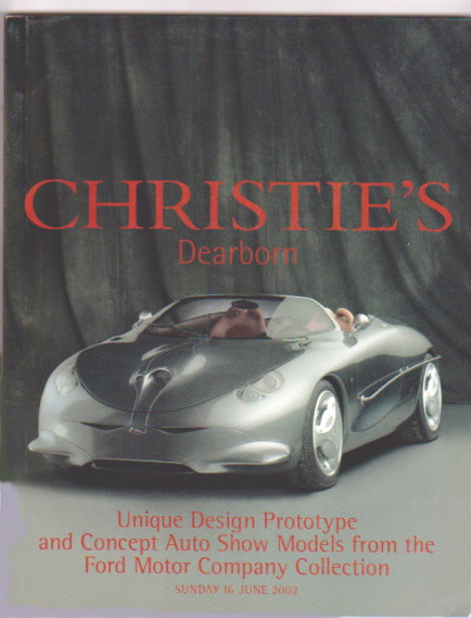 Christie's Dearborn : Unique Design Prototype and Concept Auto Show Models from the Ford Motor Company Collection Image for Christie's Dearborn : Unique Design Prototype and Concept Auto Show Models from the Ford Motor Company Collection