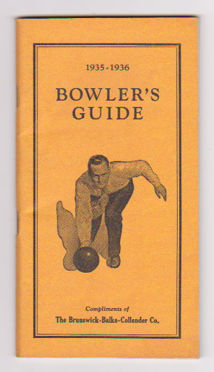 Bowling, America's Passport to Health : 1935-1936 Bowler's Guide Image for Bowling, America's Passport to Health : 1935-1936 Bowler's Guide