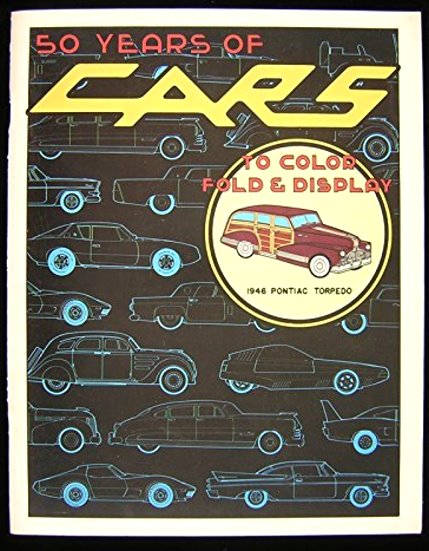 Image for 50 Years of Cars to Color, Fold and Display