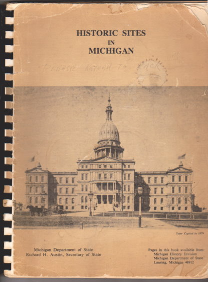 Image for Historic Sites in Michigan : 1838-1964