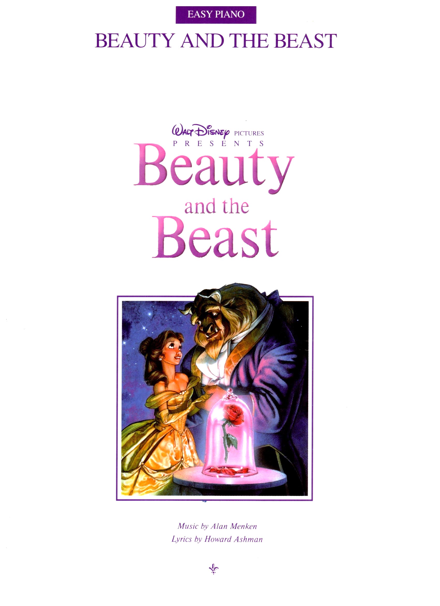 Beauty and the Beast : Easy Piano