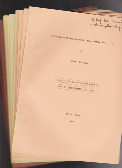 Image for Spicilegium Pteridographiae Asiae Orientalis :  Reprinted from Acta Phytotaxonomica et Geobotanica, 1933-1937 (Ferns)
