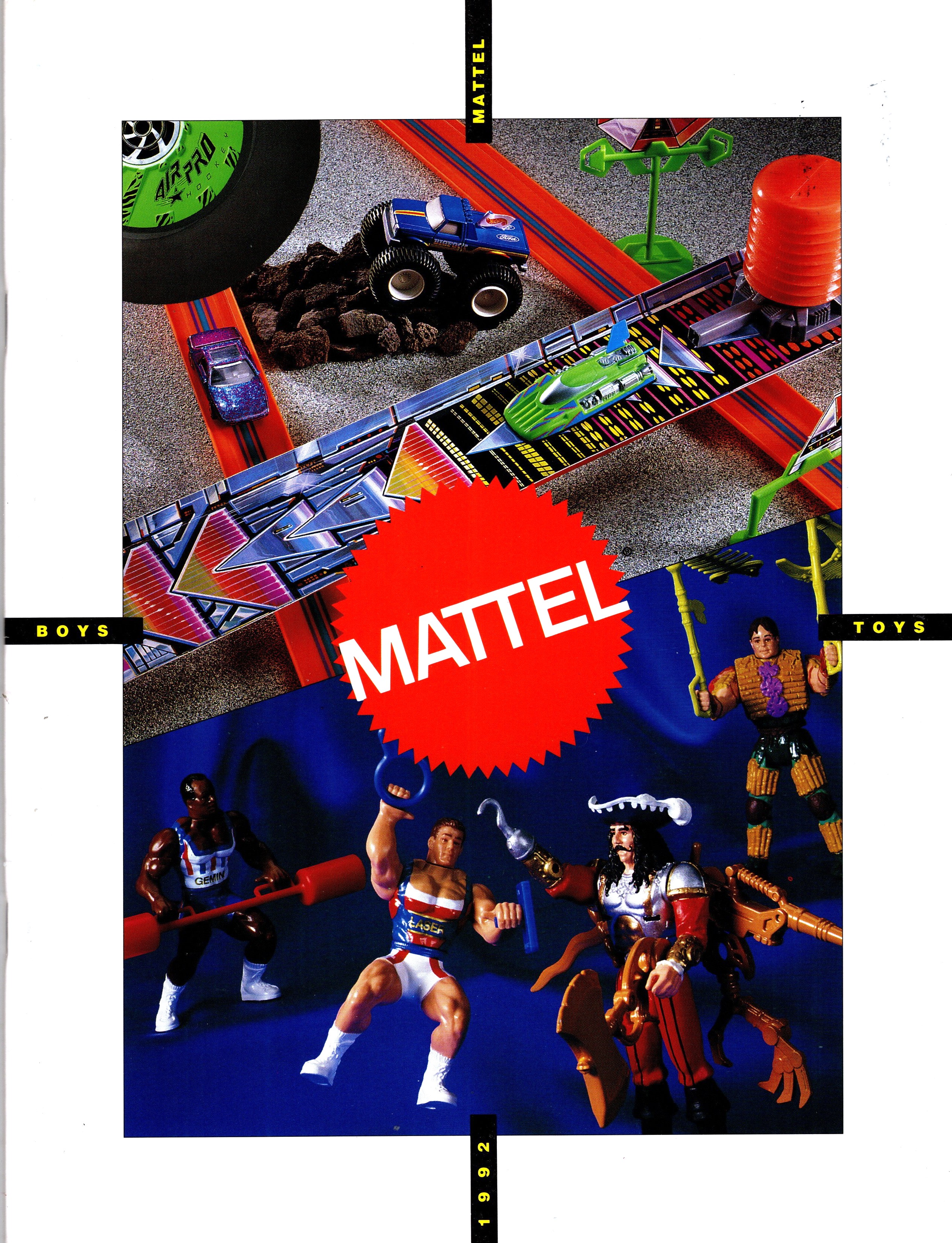 Mattel Boys Toys 1992 : Catalog Number 1455