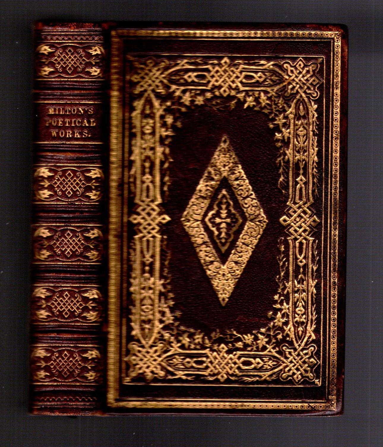 Complete Poetical Works of John Milton, the : With Life of John Milton, and Eight Engravings on Steel (Leather, Gilt, 1861)