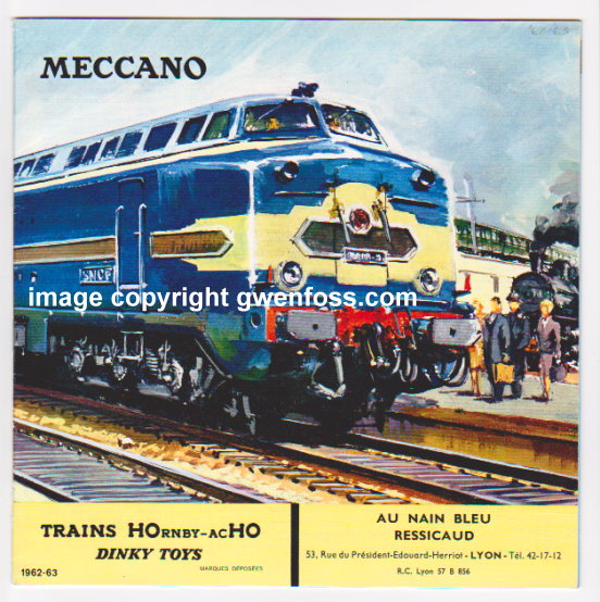 Image for Meccano Trains, Hornby-Acho, Dinky Toys :  1962-1963 Catalog, French Edition