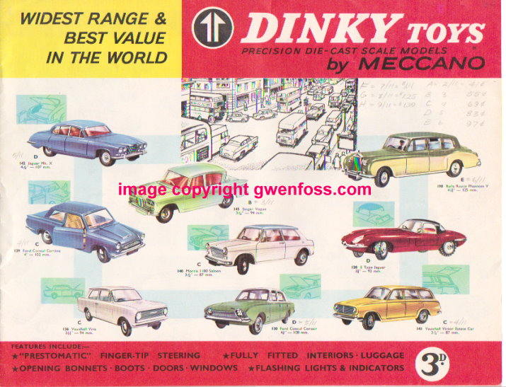 Image for Dinky Toys :  Precision Die Cast Scale Models by Meccano, UK Edition, 1964