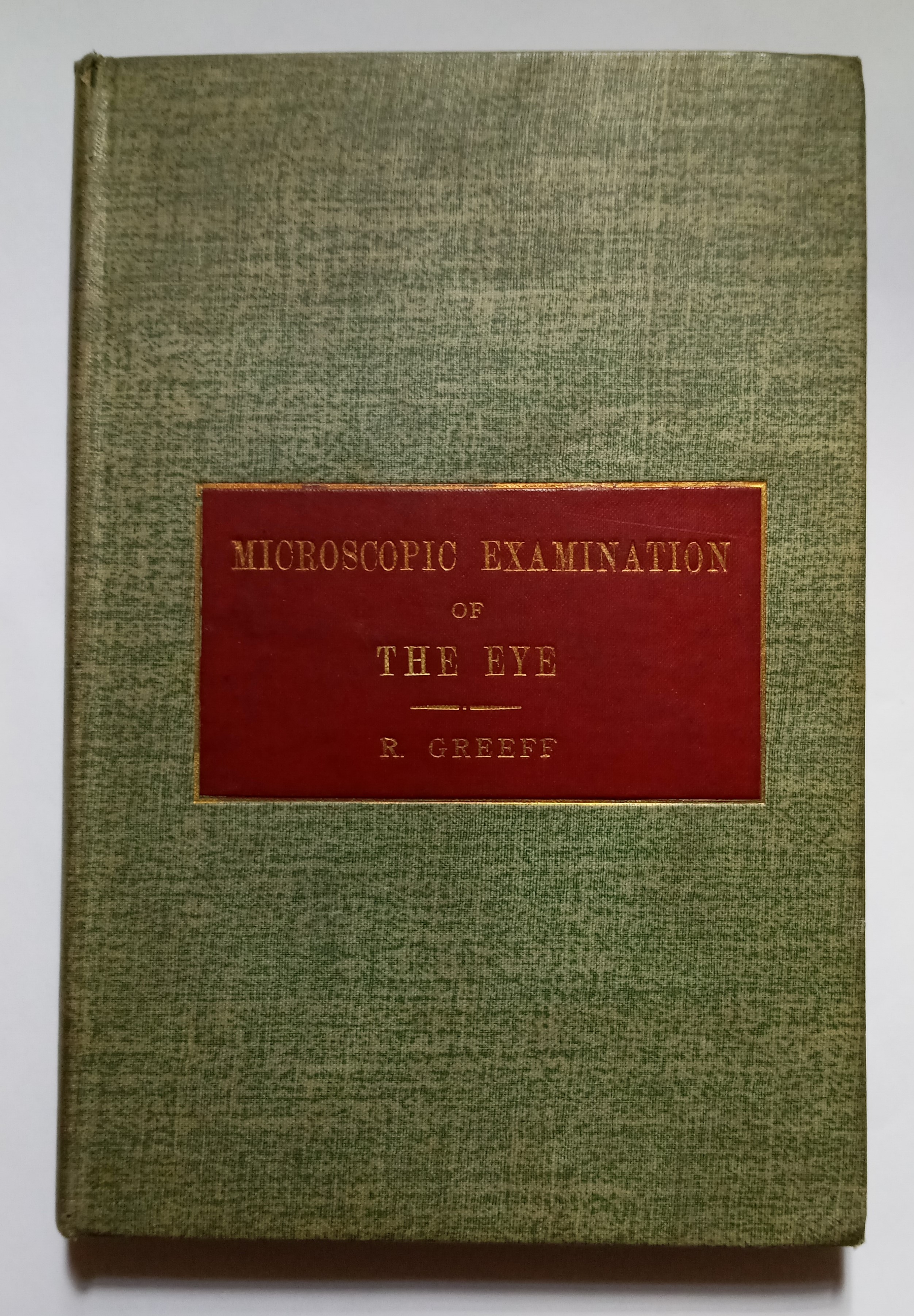 Image for Guide to the Microscopic Examination of the Eye : Translated from the Second German Edition by Hugh Walker, 1902