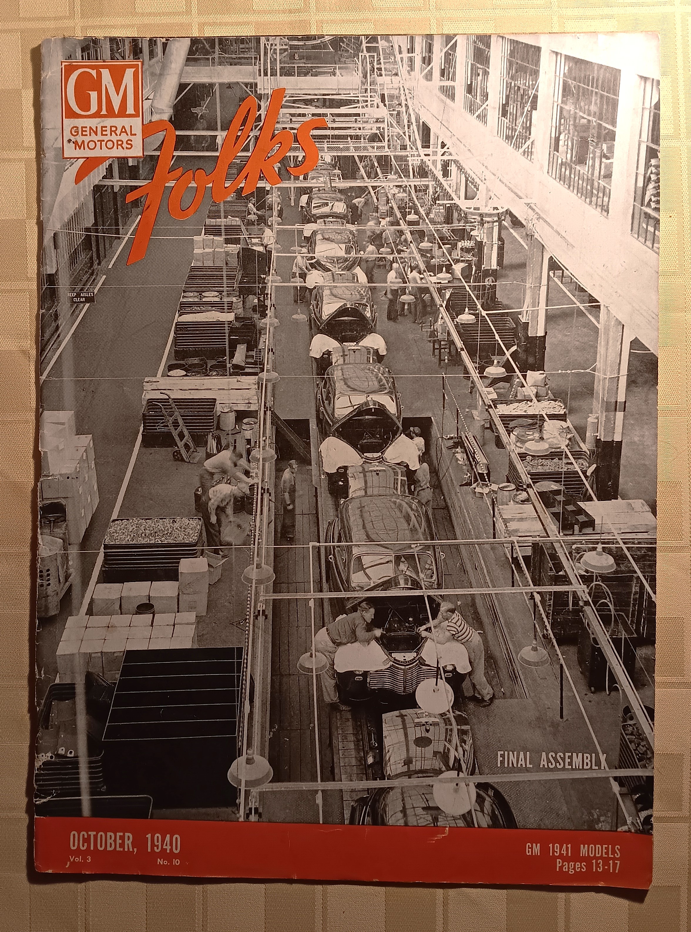 GM General Motors Folks : Volume 3, Number 10, October 1940