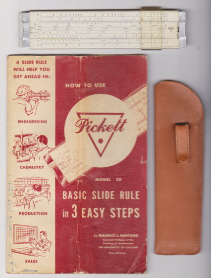 Image for How to Use the Pickett Model 20 Basic Slide Rule : In 3 Easy Steps (Book and Slide Rule Set) 1955