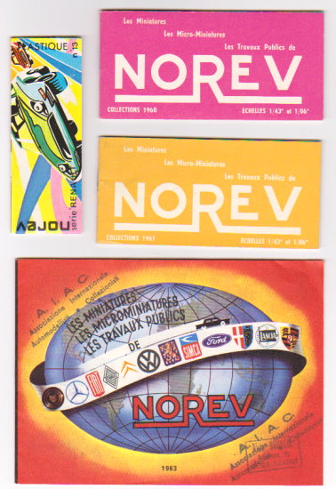 Image for Norev :  Lot of 8 Catalogs and Ephemera