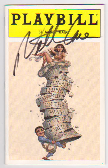 Image for Playbill, Volume 96, Number 6, June 1996 :  A Funny Thing Happened on the Way to the Forum (Signed by Nathan Lane)