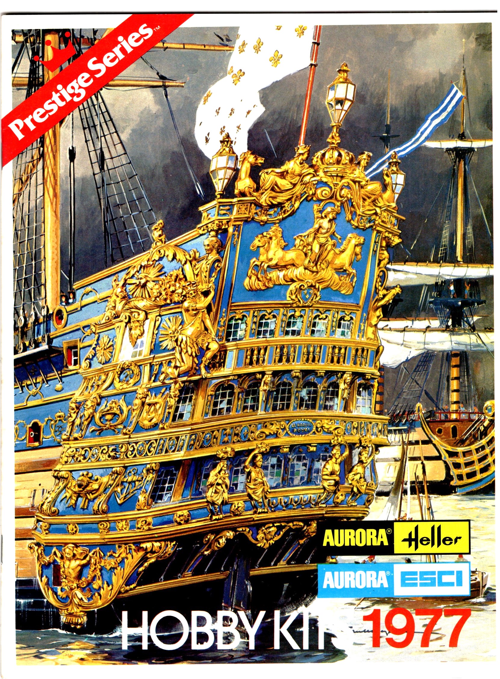 Aurora 1977 Hobby Kit Catalog : Prestige Series, Aurora Heller, Aurora Esci