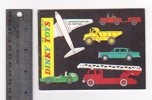 Image for Dinky Toy Catalog 1961 :  Dinky Toys, Canada English Edition