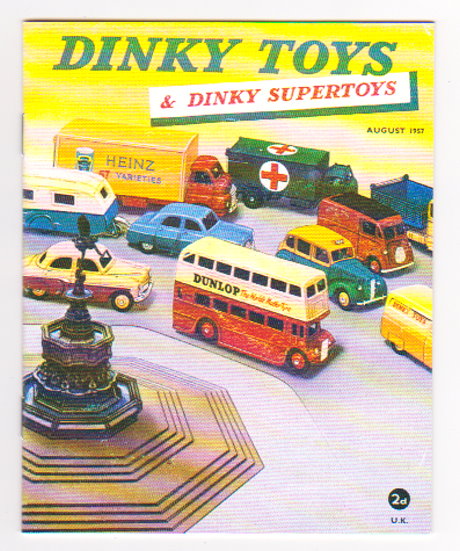 Image for Dinky Toy Catalog, August 1957 :  Dinky Supertoys, UK, Reproduction by Model Collector Magazine