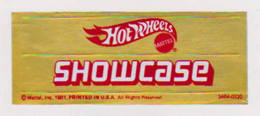 Image for Hot Wheels Showcase :  Stickers