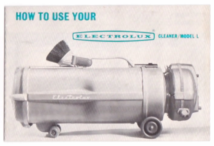 Image for How to Use Your Electrolux Cleaner Model L
