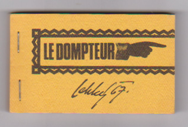 Dompteur, Le : La Cinematheque Canadienne Flip Book Image for Dompteur, Le : La Cinematheque Canadienne Flip Book