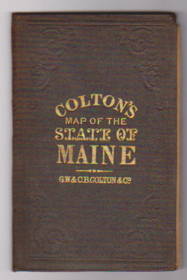 Image for Colton's Map of the State of Maine, 1874 :  Township Map of the State of Maine with Adjoining Portions of Canada and New Brunswick, 1874