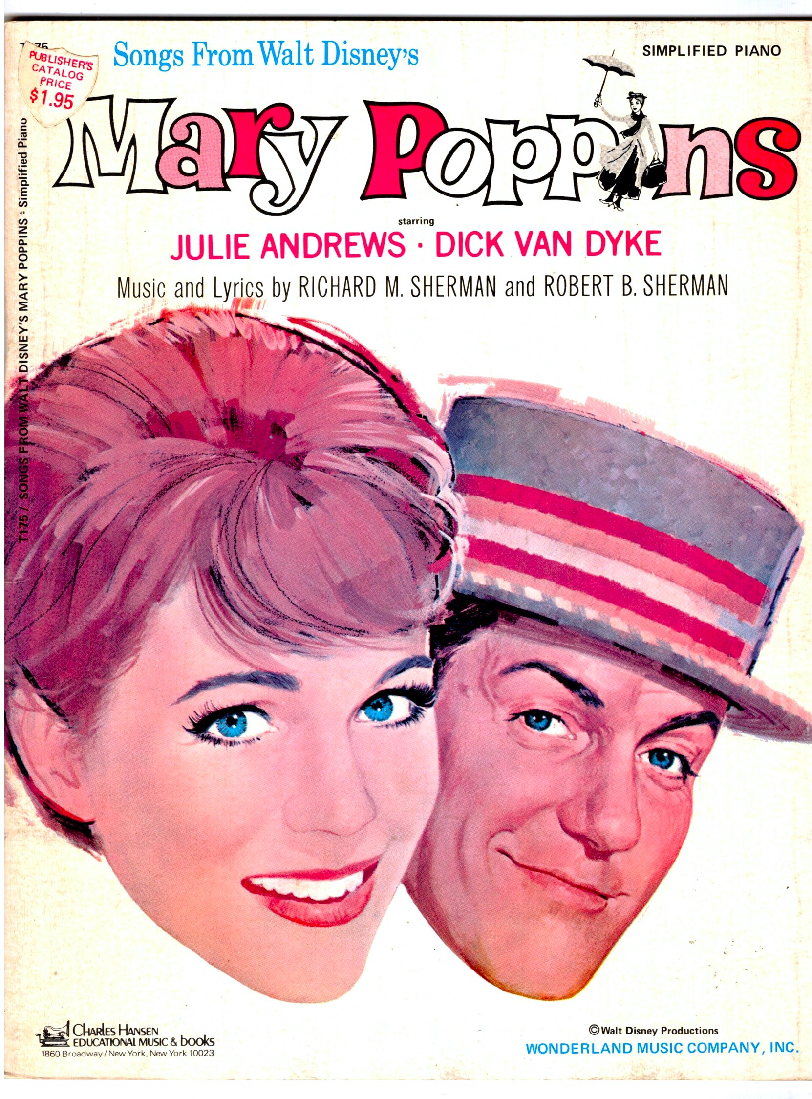 Songs from Walt Disney's Mary Poppins : Simplified Piano