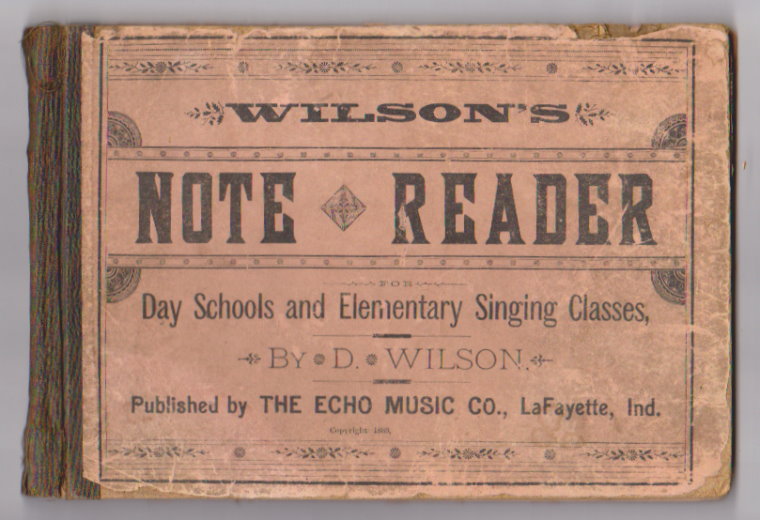 Image for Note Reader :  For Day Schools and Elementary Singing Classes (Wilson's Note Reader)