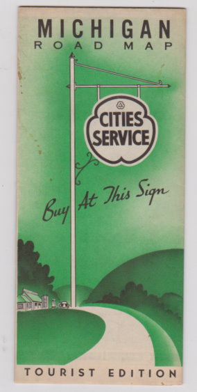 Image for Michigan Highway Map :  Cities Service Tourist Edition, 1939