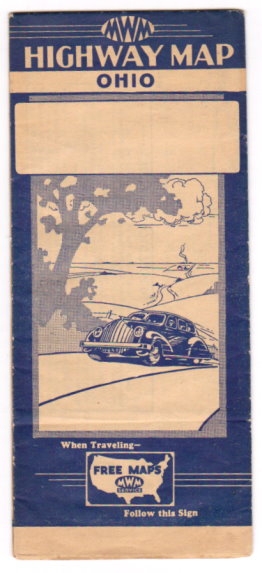 Image for Ohio Highway Map :  Official Road Map, Ohio, Nation Wide Map Service, 1935