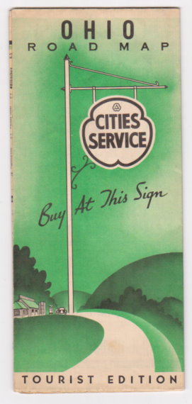 Image for Ohio Road Map :  Cities Service Tourist Edition, 1939