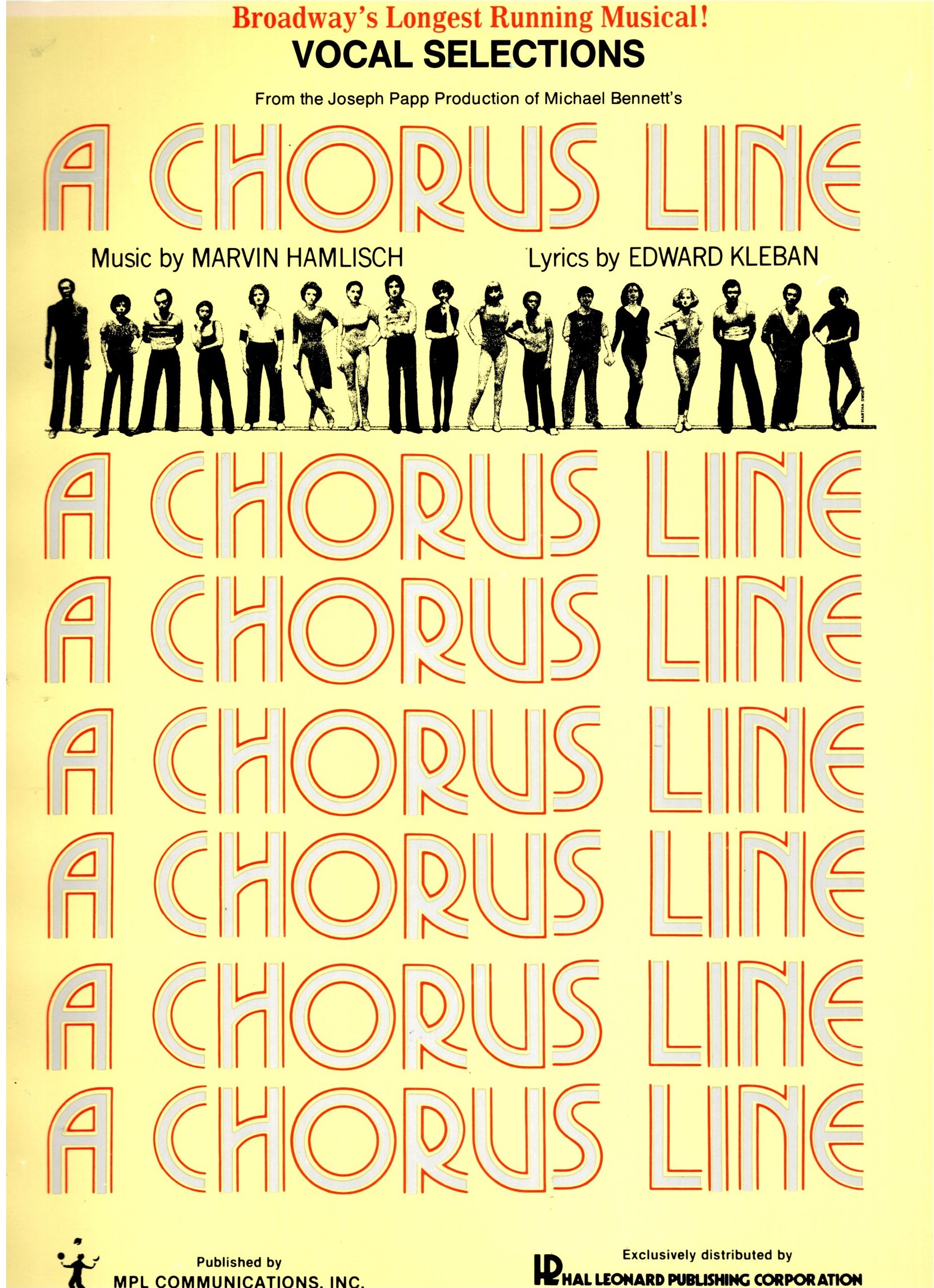 Chorus Line, a : Vocal Selections