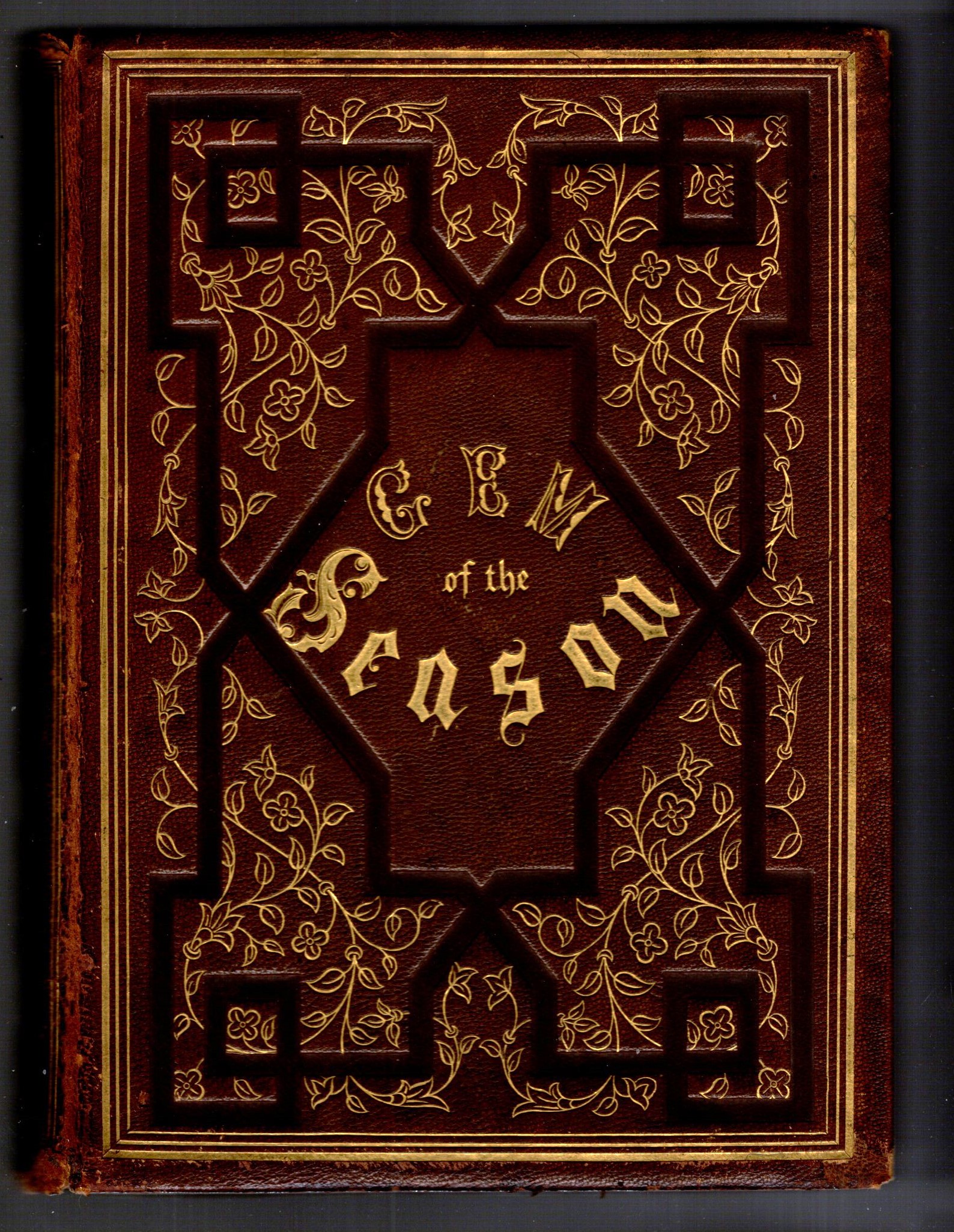 Gem of the Season, the : With Ten Beautiful Illustrations (Leather-Bound Poetry Anthology, 1856)
