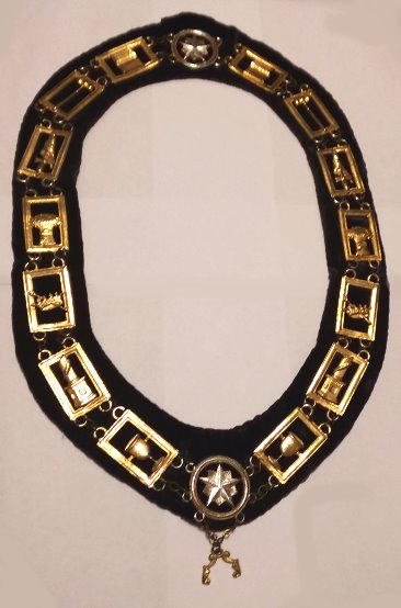 Image for Collar of Office, Chain Collar :  Insignia, Regalia, Livery, Jewelry, Order of the Eastern Star