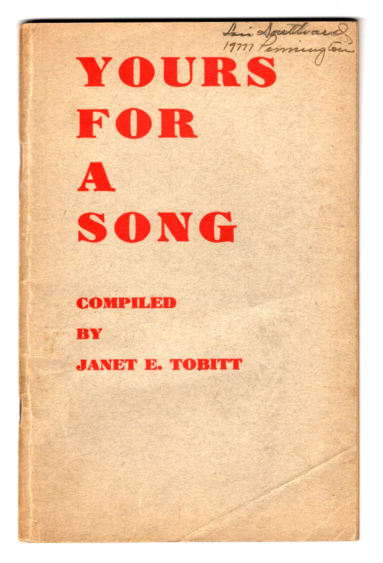 Yours for a Song