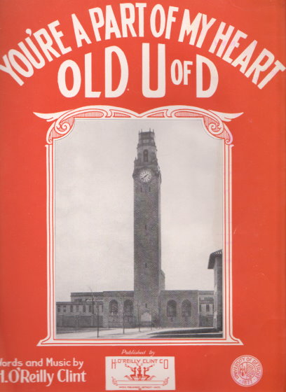 Image for You're a Part of My Heart :  Old U of D (University of Detroit)