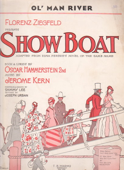 Image for Ol ' Man River from Show Boat :  Sheet Music