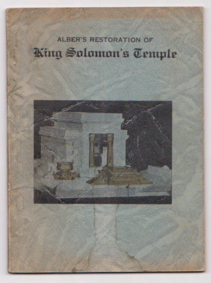 Image for Alber's Restoration of King Solomon's Temple