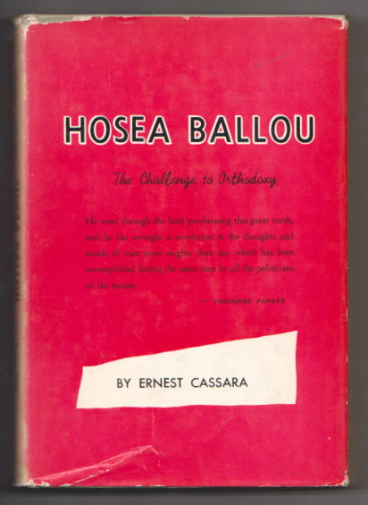 Image for Hosea Ballou :  The Challenge to Orthodoxy