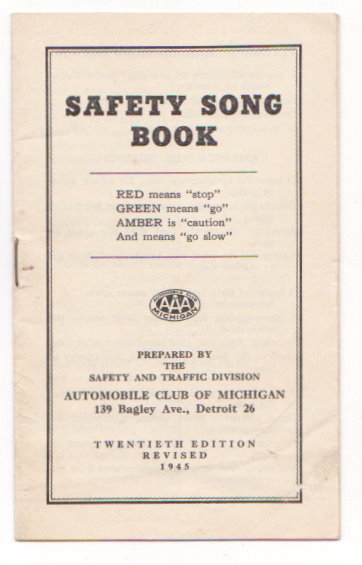 Image for Safety Song Book