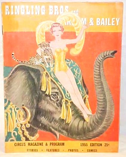 Image for Ringling Brothers and Barnum & Bailey :  Circus Magazine and Program, 1955 Edition