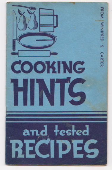 Image for Cooking Hints and Tested Recipes :  The New Crisco, 1937