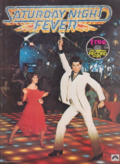 Image for Saturday Night Fever :  Original Souvenir Movie Program with Vinyl Soundtrack Record Included