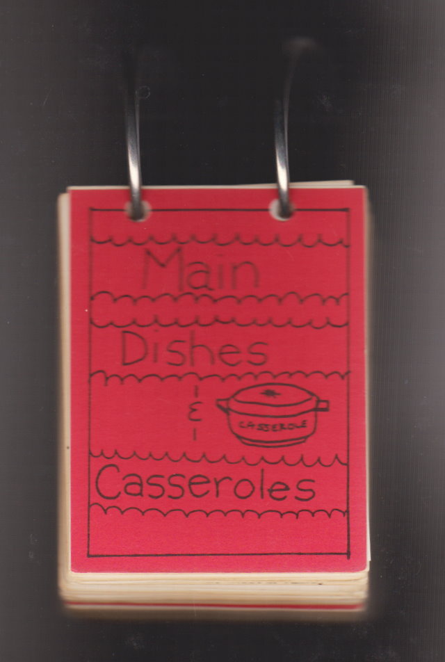 Image for Main Dishes and Casseroles, Salads, Vegetables, Desserts :  Traverse Bay Mennonite Church, 1974