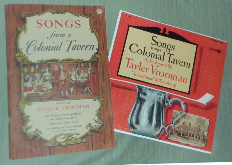 Image for Songs from a Colonial Tavern : (Book and Record) for Medium Voice and Piano with Chords for Guitar