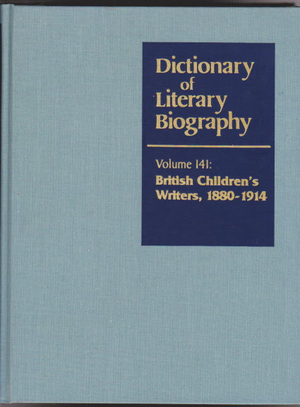 Image for DLB Dictionary of Literary Biography, Volume 141 :  British Children's Writers, 1880-1914