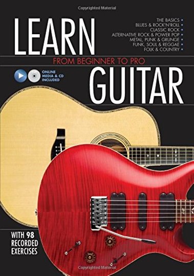 Image for Learn Guitar :  From Beginner to Pro (Book and CD)