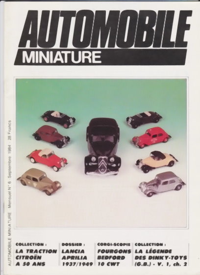 Image for Automobile Miniature : Number 6, September 1984