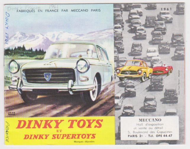 Image for Dinky Toys et Dinky Supertoys 1961 :  Fabriques en France par Meccano Paris