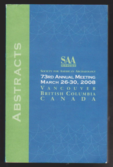 Image for Abstracts of the 73rd Annual Meeting : Society for American Archaeology