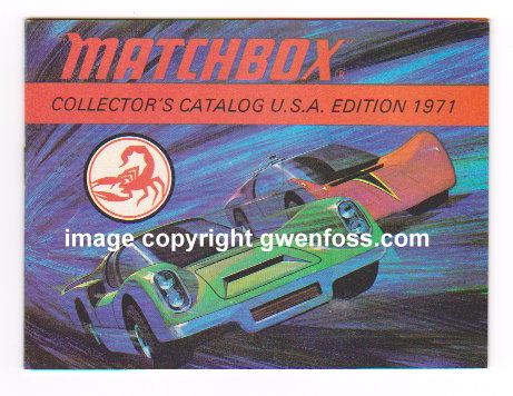 Image for Matchbox Collector's Catalog :  USA Edition 1971