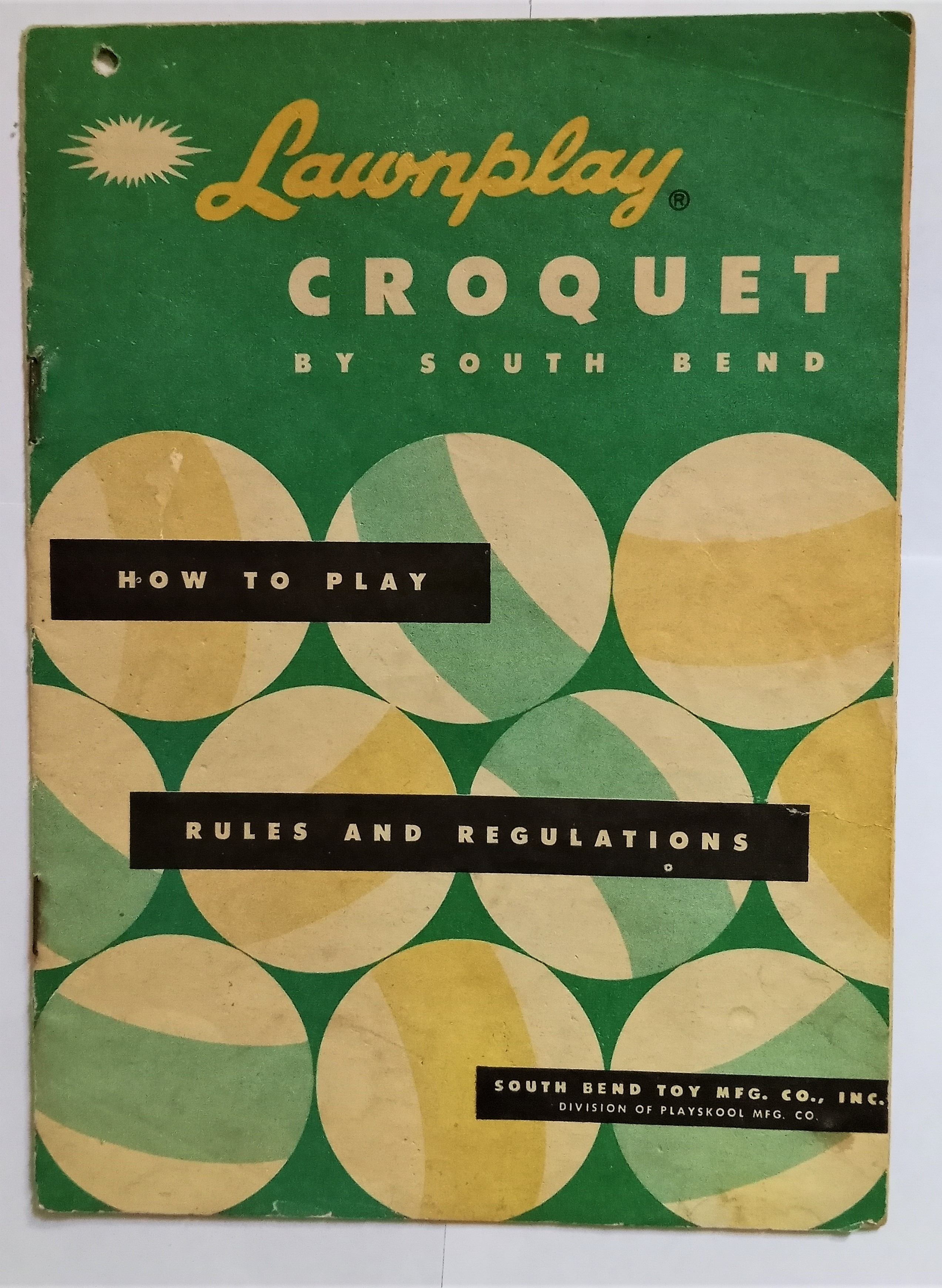 Image for Lawnplay Croquet by South Bend : How to Play, Rules and Regulations