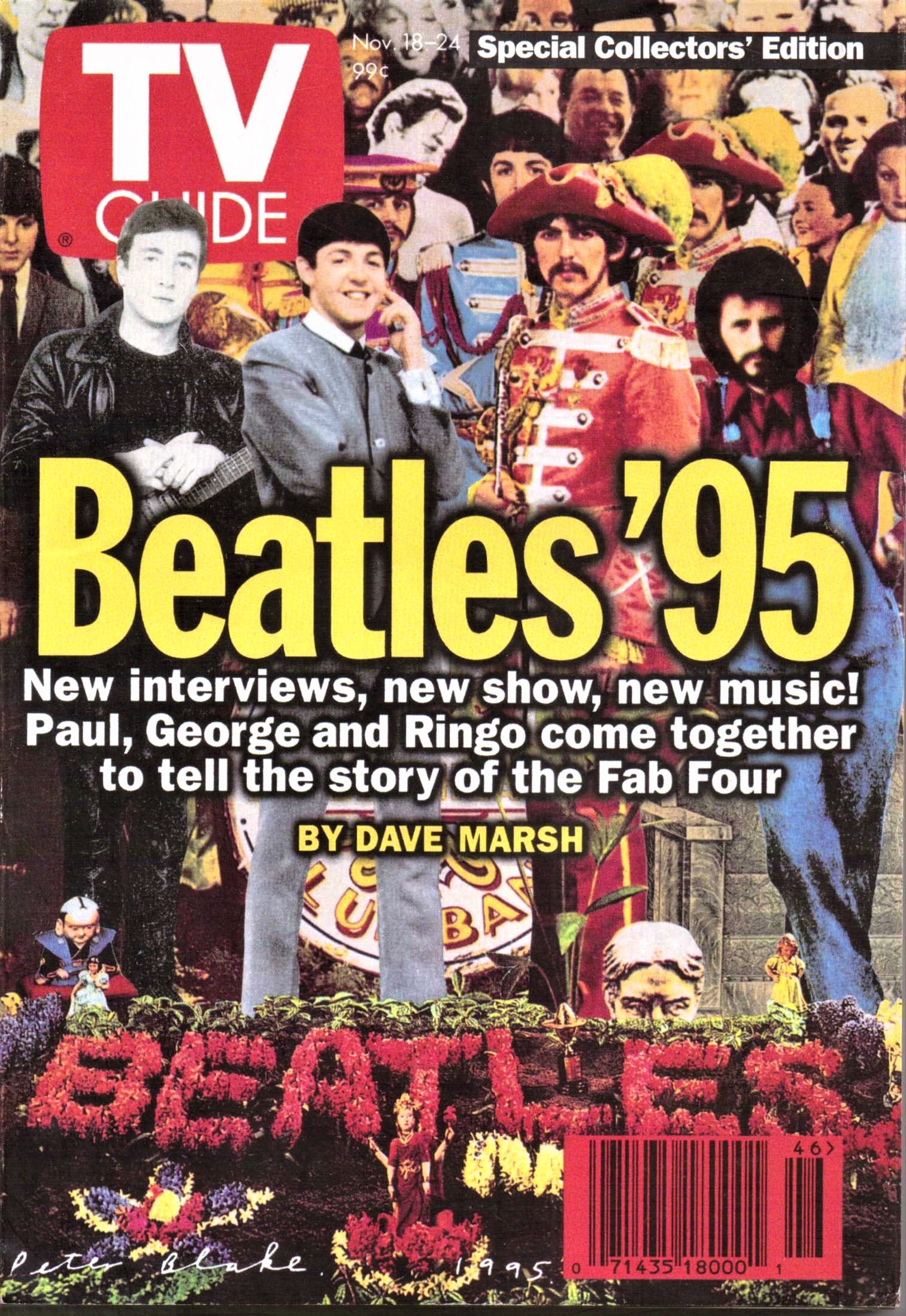 Image for TV Guide, November 18, 1995 :  Special Collector's Edition, Beatles 95, Beatles Anthology